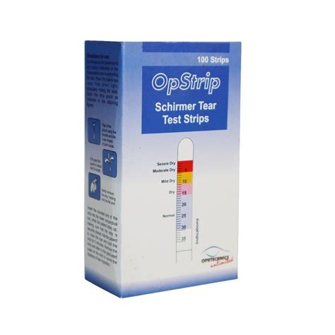 tear test strips|ophtechnics tear test strips.